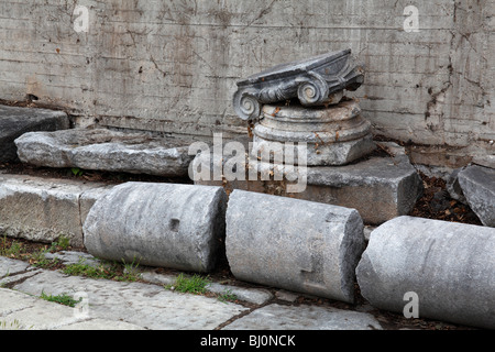 Antike Philippi, Ostmakedonien, Nordgriechenland, Sept. 2009 Stockfoto