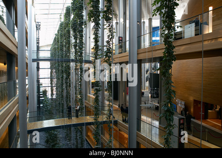 Innere der Gebäude des Europäischen Parlaments, Straßburg, Frankreich Stockfoto