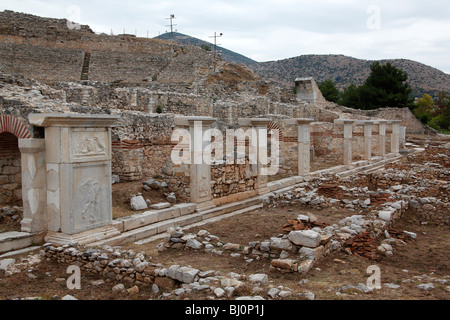 Antike Philippi, Ostmakedonien, Nordgriechenland, Sept. 2009 Stockfoto