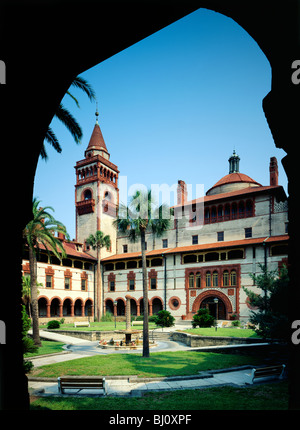 Flagler College, 1888-spanischen Renaissance-Stil-Architektur Gebäude, erbaut ursprünglich als Hotel, St. Augustine, Florida Stockfoto