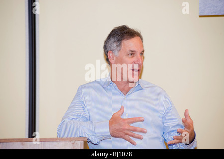 Gary Hirshberb, Vorsitzender, Präsident und CEO (CE-YO), Stonyfield Farm, der weltweit führende Produzent von Bio-Joghurt. Stockfoto