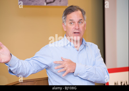 Gary Hirshberb, Vorsitzender, Präsident und CEO (CE-YO), Stonyfield Farm, der weltweit führende Produzent von Bio-Joghurt. Stockfoto