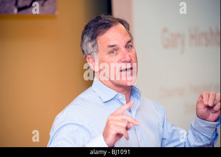 Gary Hirshberb, Vorsitzender, Präsident und CEO (CE-YO), Stonyfield Farm, der weltweit führende Produzent von Bio-Joghurt. Stockfoto