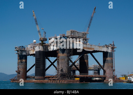 Die Ölplattform Petrobras, Rio De Janeiro, Brasilien Stockfoto