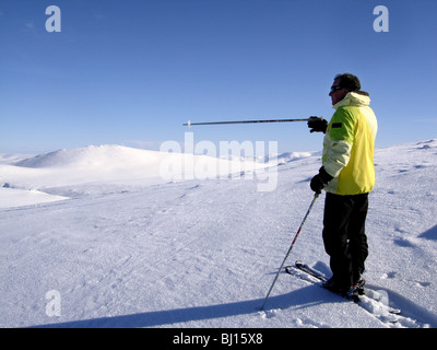 Skifahren in den Cairngorm Mountains Schottland im Jahr 2010 Stockfoto