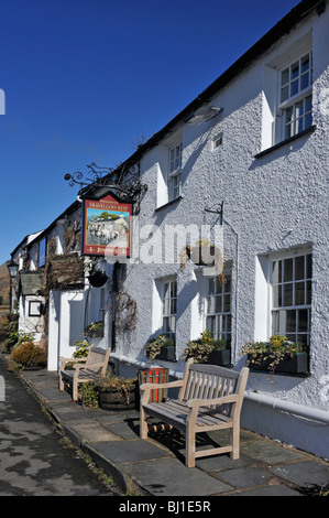 Travellers Rest Inn. Grasmere, Lake District Nation Park, Cumbria, England, Vereinigtes Königreich, Europa. Stockfoto