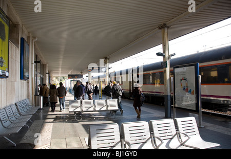 Bahnhof in Tarragona - Spanien Stockfoto