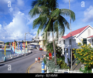 Blick, George Town, Grand Cayman, Cayman-Inseln, Karibik Stockfoto