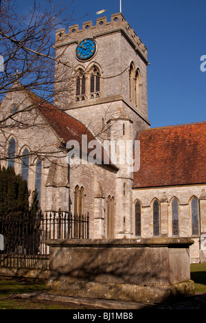 Anglikanische Kirche in Ringwood auf am frühen Sonntag Morgen Stockfoto