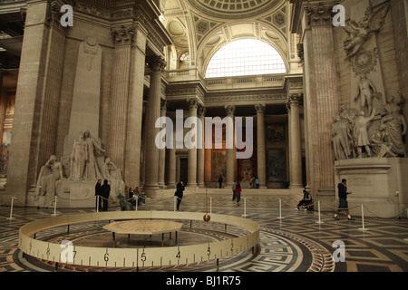 Frankreich, das Panthéon, Haupthalle Stockfoto