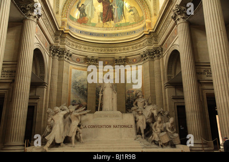 Frankreich, das Panthéon, Haupthalle Stockfoto