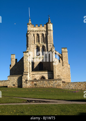 Str. Hildas Kirche wichtige Denkmalschutz 1 aufbauend auf Heugh Hartlepool Landzunge Stockfoto