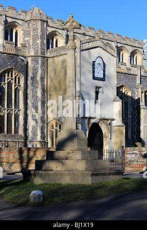 Die Kirche St. Maria der Jungfrau East Bergholt Suffolk England uk gb Stockfoto