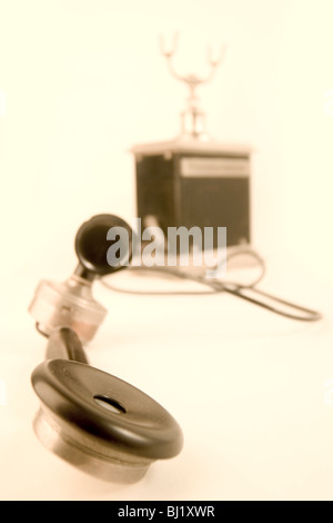 altes Telefon (1900) Stockfoto