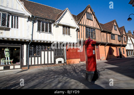 Tudor Gebäude Silent Street Ipswich Suffolk England Stockfoto