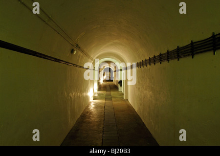 Jersey - des zweiten Weltkriegs erbaute Tunnel während der deutschen Besatzung der Kanalinseln Stockfoto