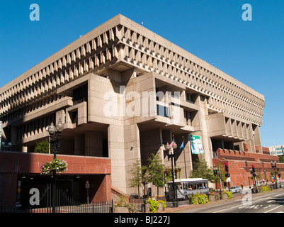 Boston City Hall, auf Regierung Plaza in Boston Massachusetts, USA Stockfoto