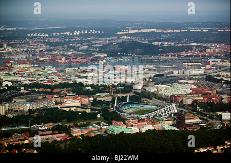 Blick über Göteborg Stockfoto