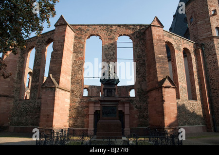 Denkmal Philipp Ludwig II., Wallonisch-Niederländische Kirche, Hanau, Hessen, Deutschland Stockfoto