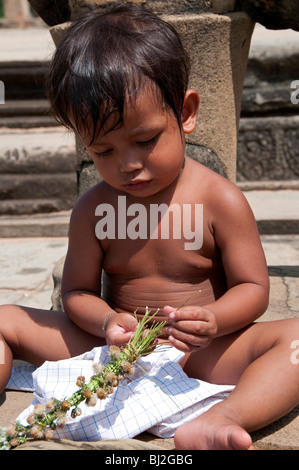 Junge, Siem Reap, Kambodscha Stockfoto