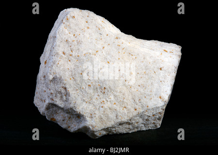Quarz-Sandstein (Sedimentgestein) Stockfoto