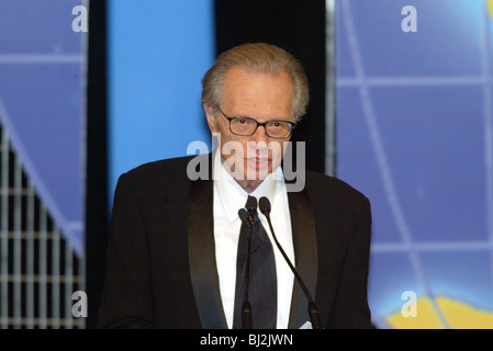 LARRY KING TALK SHOW HOST 2. Dezember 2003 Jahrhundert PLAZA HOTEL LA USA Stockfoto