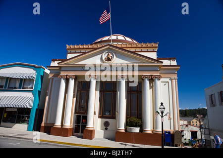 Nevada County Bank Building, 131 Mill Street, Grass Valley, California, Vereinigte Staaten von Amerika Stockfoto