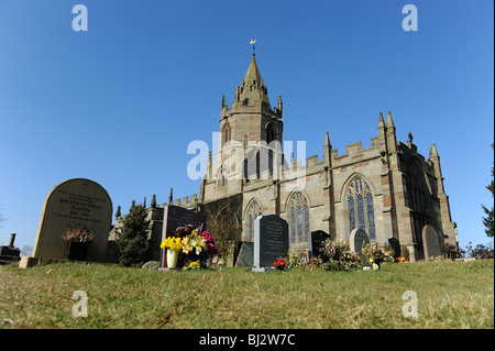 St.-Bartholomäus Kirche Tong in Shropshire, England Uk Stockfoto