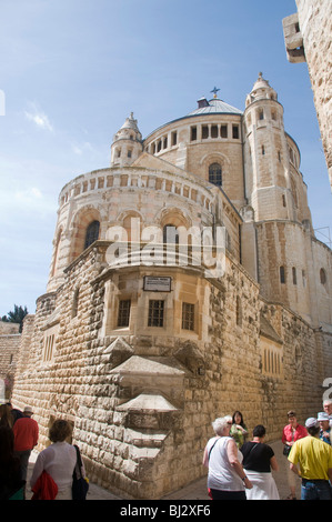 Israel, Jerusalem, Hagia Maria Sion Abtei (Dormitio-Abtei) Stockfoto