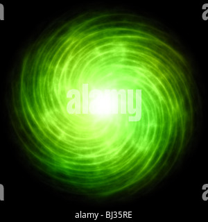 Leuchtende Energie-Kugel mit einem futuristischen Glanz Stockfoto