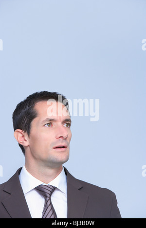 Unternehmen Porträt Mannes schauen erstaunt Stockfoto