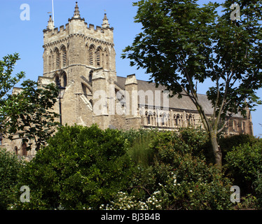 St Hilda mittelalterliche Alte Kirche Landspitze Hartlepool, England Stockfoto