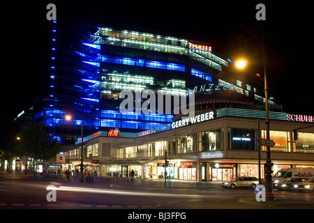 Neuer Kanzler Eck auf der Kurfürstendamm während des Festival of Lights 2007, Berlin, Deutschland Stockfoto