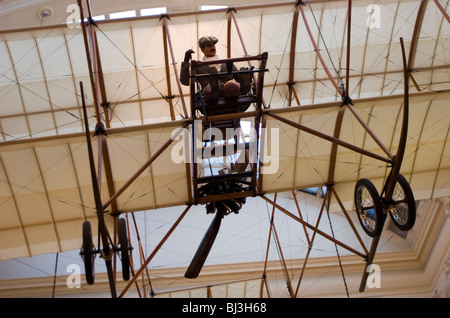 Nachbildung einer Bristol Boxkite im Stadtmuseum, Bristol, England, wie in "Die Magnificent Men in Their Flying Machines" verwendet. Stockfoto