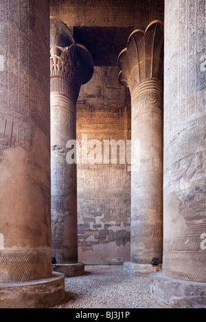 Der Tempel von Esna, Ägypten Stockfoto