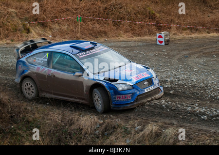 Steve Perez - Malcom Wilson Rallye 2010 Gewinner Stockfoto