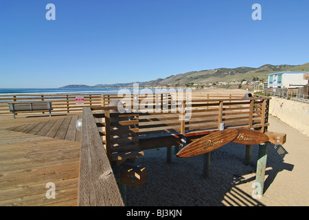 Pier von berühmten Pismo Beach in Kalifornien. Stockfoto