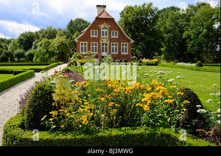 Haus Rueschhaus, erbaut 1745-1748 von j.k. Schlaun, Heimat von Annette von Droste-Huelshoff, Münster, Nordrhein-Westfalen, Deutschland Stockfoto