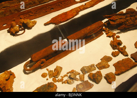 Museum Anzeige Fall Villa Grimaldi, Folter zu zentrieren, Santiago de Chile, Chile, Südamerika Stockfoto