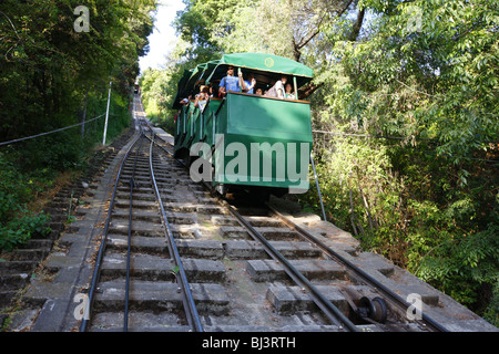 Zahnradbahn, Santiago de Chile, Chile, Südamerika Stockfoto