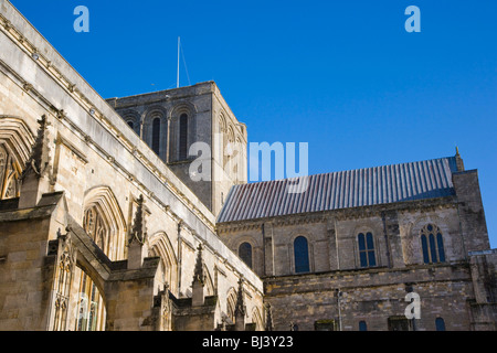 Winchester Cathedral, Winchester, Hampshire, England, Vereinigtes Königreich, Europa Stockfoto
