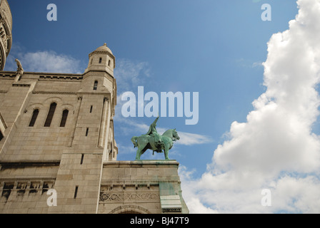 Detail der Sacre Coeur Montmartre Paris Frankreich Stockfoto