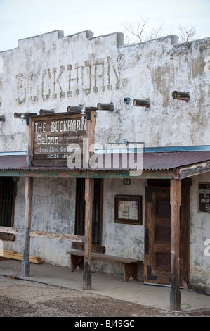 Der Buckhorn Saloon in Pinos Altos Stockfoto