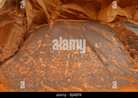 Die beeindruckende Zeitung Rock National Historic Site in Utah, Vereinigte Staaten von Amerika Stockfoto