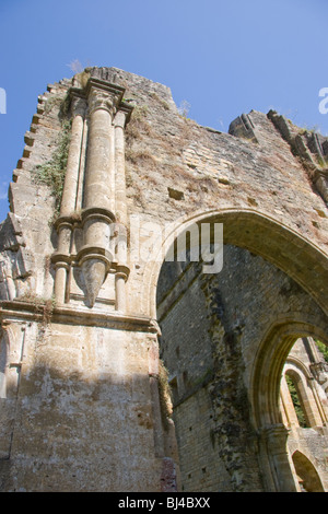 Original ruiniert Notre-Dame von Orval Zisterzienser Abtei, Belgien Stockfoto