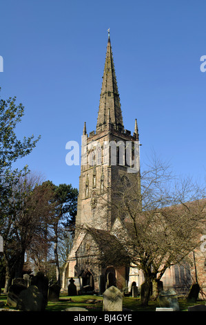 St.-Nikolaus-Kirche, Kings Norton, Birmingham, England, UK Stockfoto