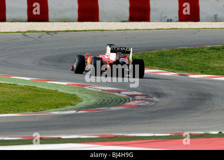 Kennzeichnen, Formel1 Tests Sitzungen am Circuit de Catalunya in der Nähe von Barcelona, Spanien, 25.-28.2.2010. Stockfoto