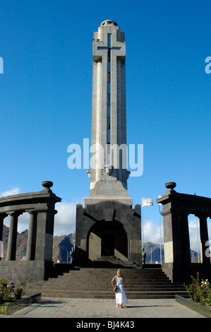 Spanien, Kanarische Inseln, Teneriffa Santa Cruz, Plaza Espana, Monumento de Los Caídos Stockfoto