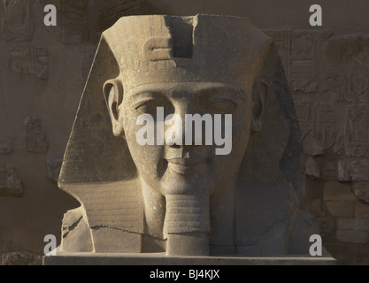 Ramses II. Porträt. Neuen Reiches. Tempel von Luxor. Ägypten. Stockfoto