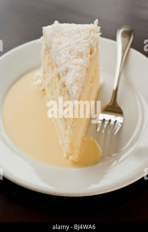 Kokos-Kuchen, Santa Barbara, California, Vereinigte Staaten von Amerika Stockfoto